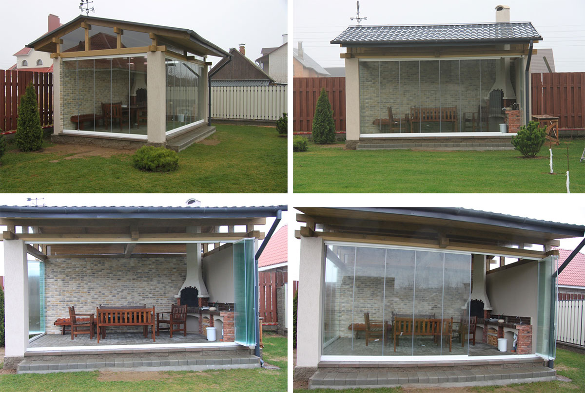 Sistem EVANTAI de geamuri pentru inchideri terase si balcoane